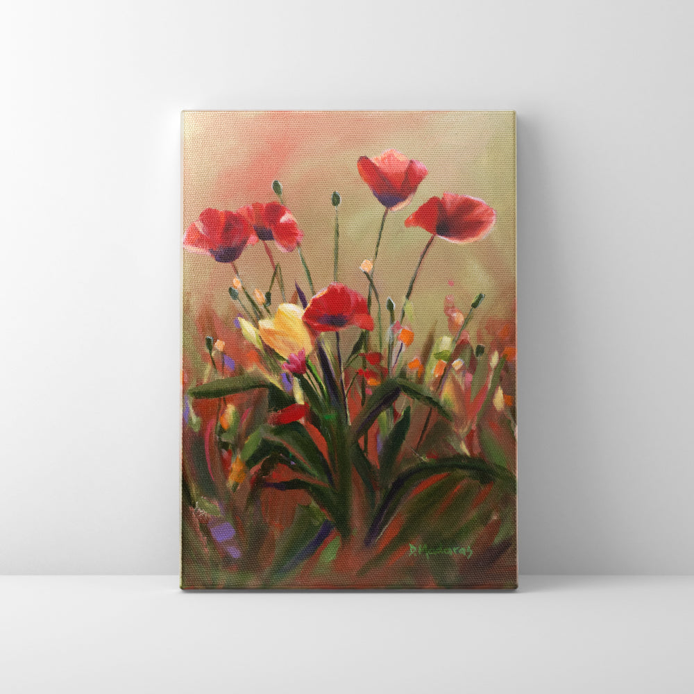 Poppy Love- Mini Canvas