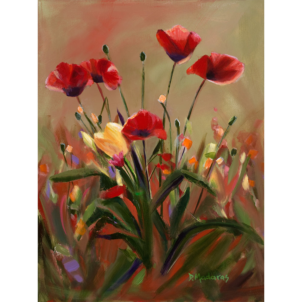 Poppy Love- Mini Canvas