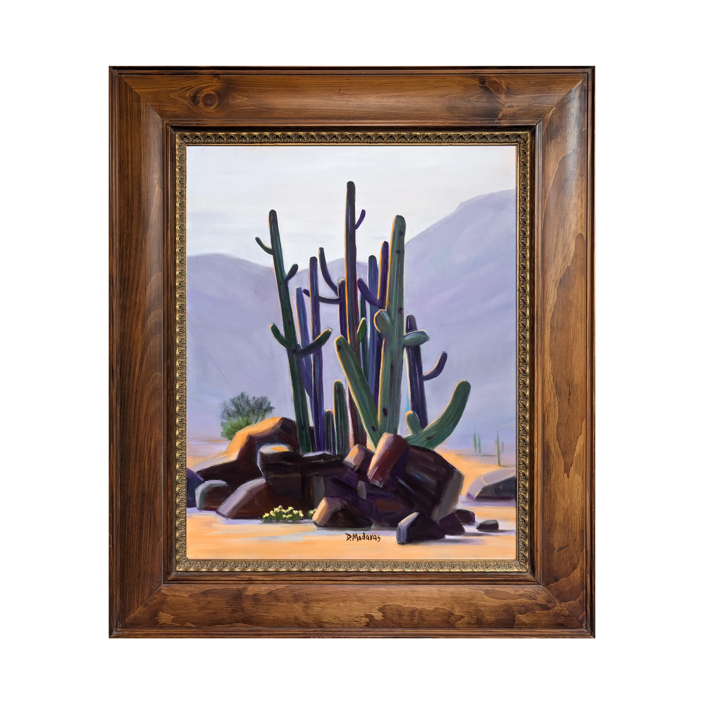 Saguaro Celebration by Diana Madaras - 24x30" Original Acrylic