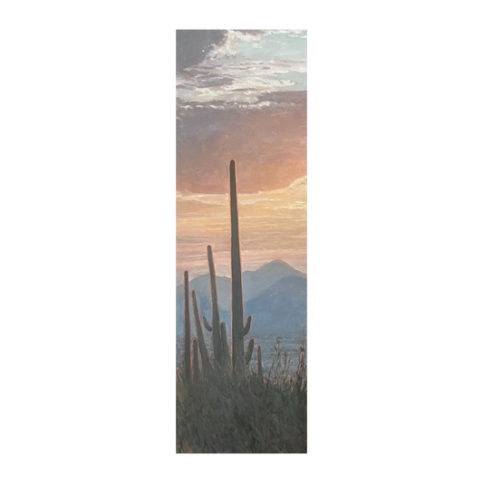 Saguaros at Sunset by John Horejs