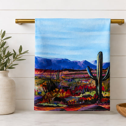 Along the Red Mile - Tea Towel