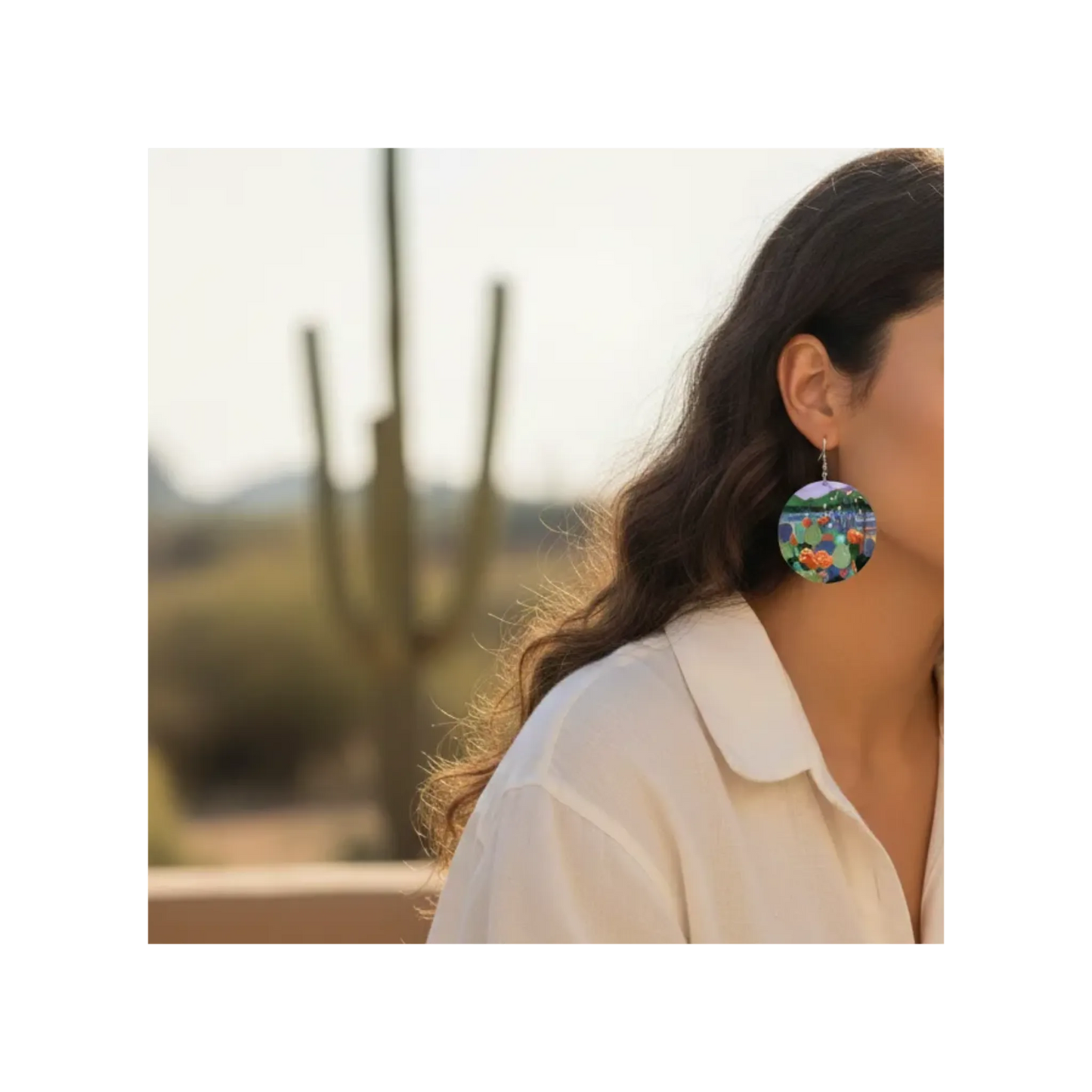 Third Peak - Wood Earrings by Madaras