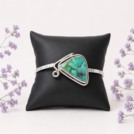 VS144 Bracelet, Utah Variscite by Valerie Smith