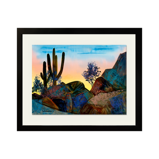 Watercolors Reimagined - Silhouette