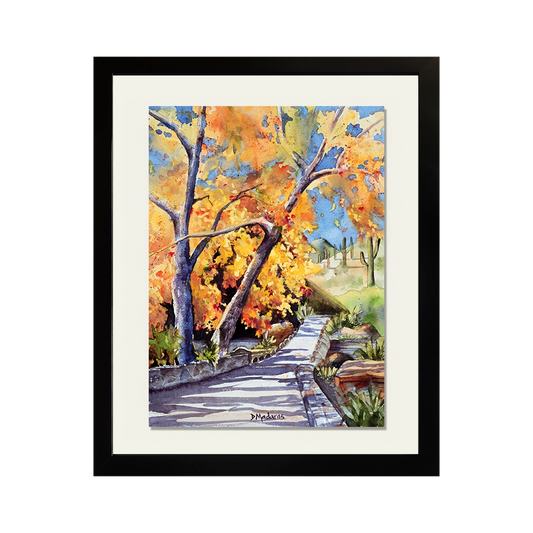 Watercolors Reimagined - Walk in Sabino