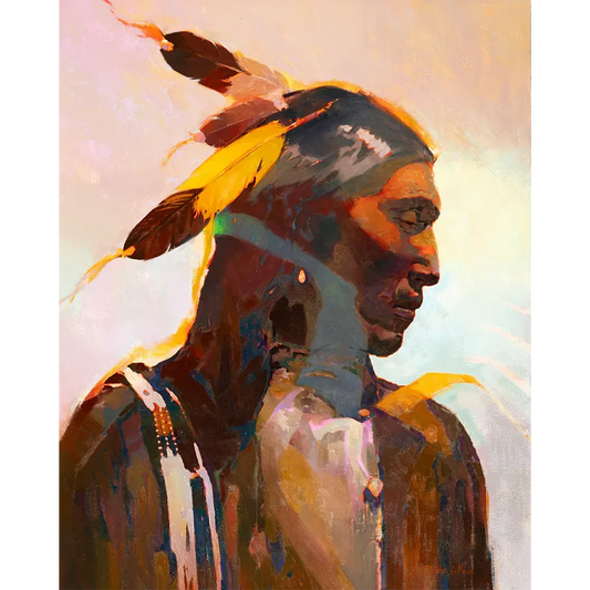 Yellow Feather by Tom Gilleon - Limited Edition Giclée