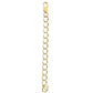 18 KGP Cable Chain Necklace Extension, 2.5" by Bling