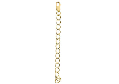 18 KGP Cable Chain Necklace Extension, 2.5" by Bling