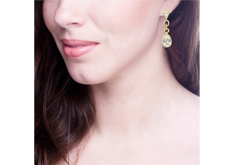 18 KGP Royal Occasion Teardrops by Bling