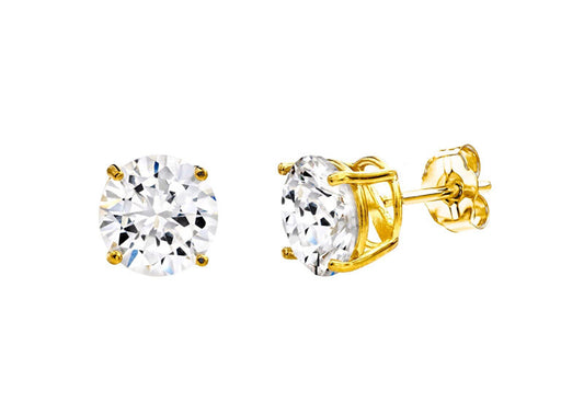 18 KGP 1 Carat 4 Prong Studs by Bling