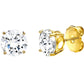 18 KGP 2.5 Carat 4 Prong Studs by Bling