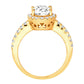18 KGP 2.5 Carat Oval Ring by Bling