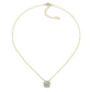 18 KGP 3 Carat Cushion Cut Floating Necklace with Halo by Bling