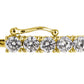 18 KGP 4mm Classic Tennis Bracelet with Double Security Clasp by Bling