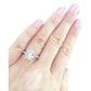 18 KGP Rose Gold 2.5 Carat Oval Ring by Bling