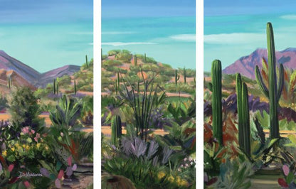 Arthur's Hill  1,2,3- Canvas Triptych