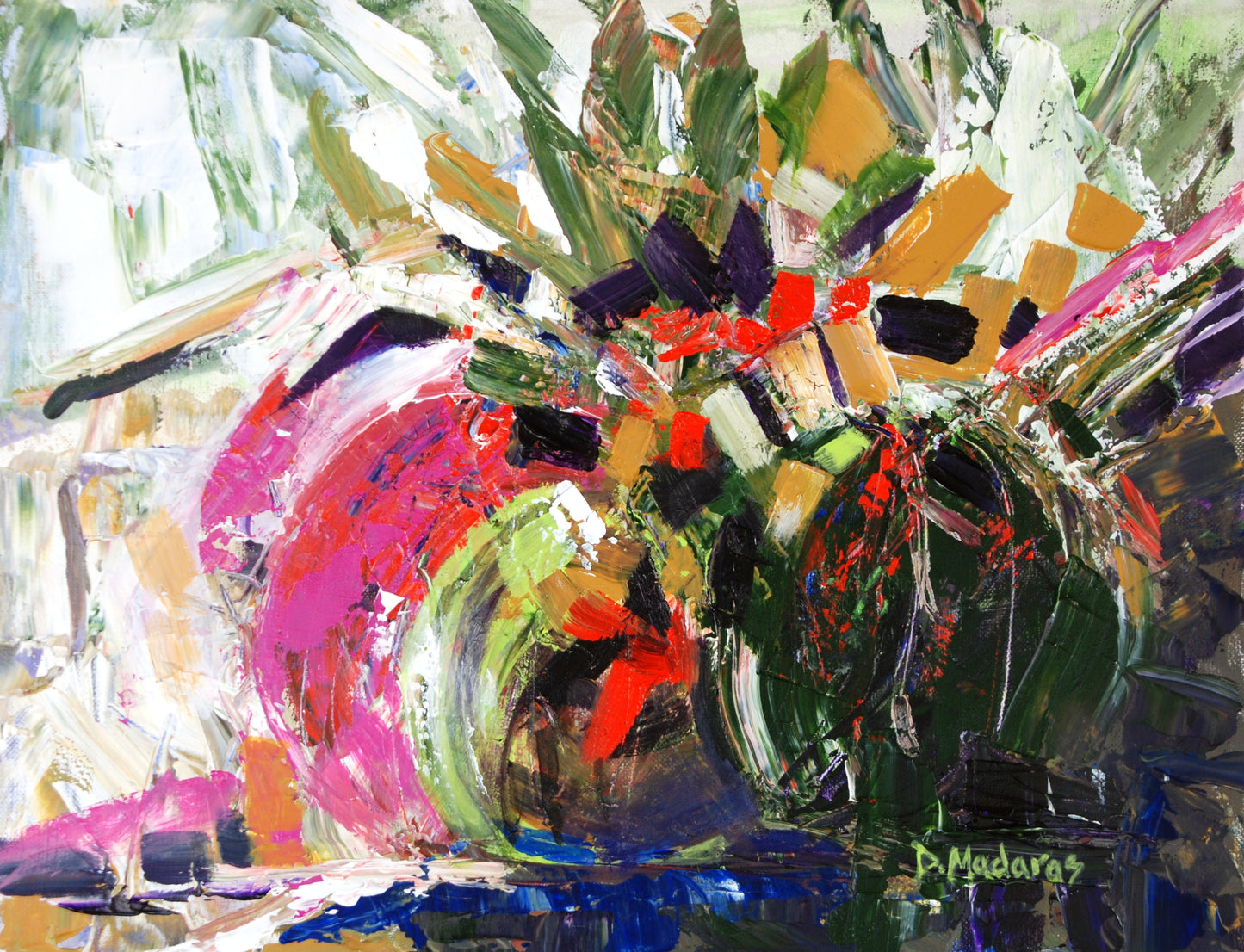 Barrel Plumes- Matted Print