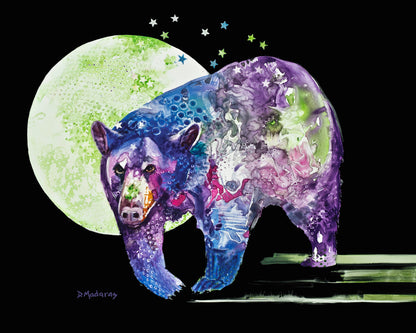 Bear Down- Matted Print