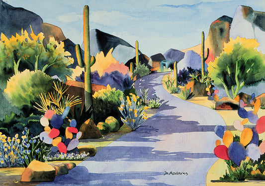 Big Path, The- Matted Print