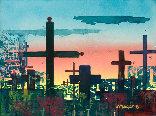 Crosses for Stanislaw- Matted Print