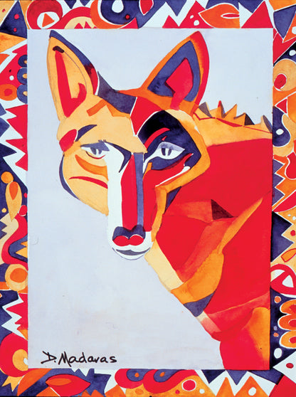 Desert Dog- Matted Print