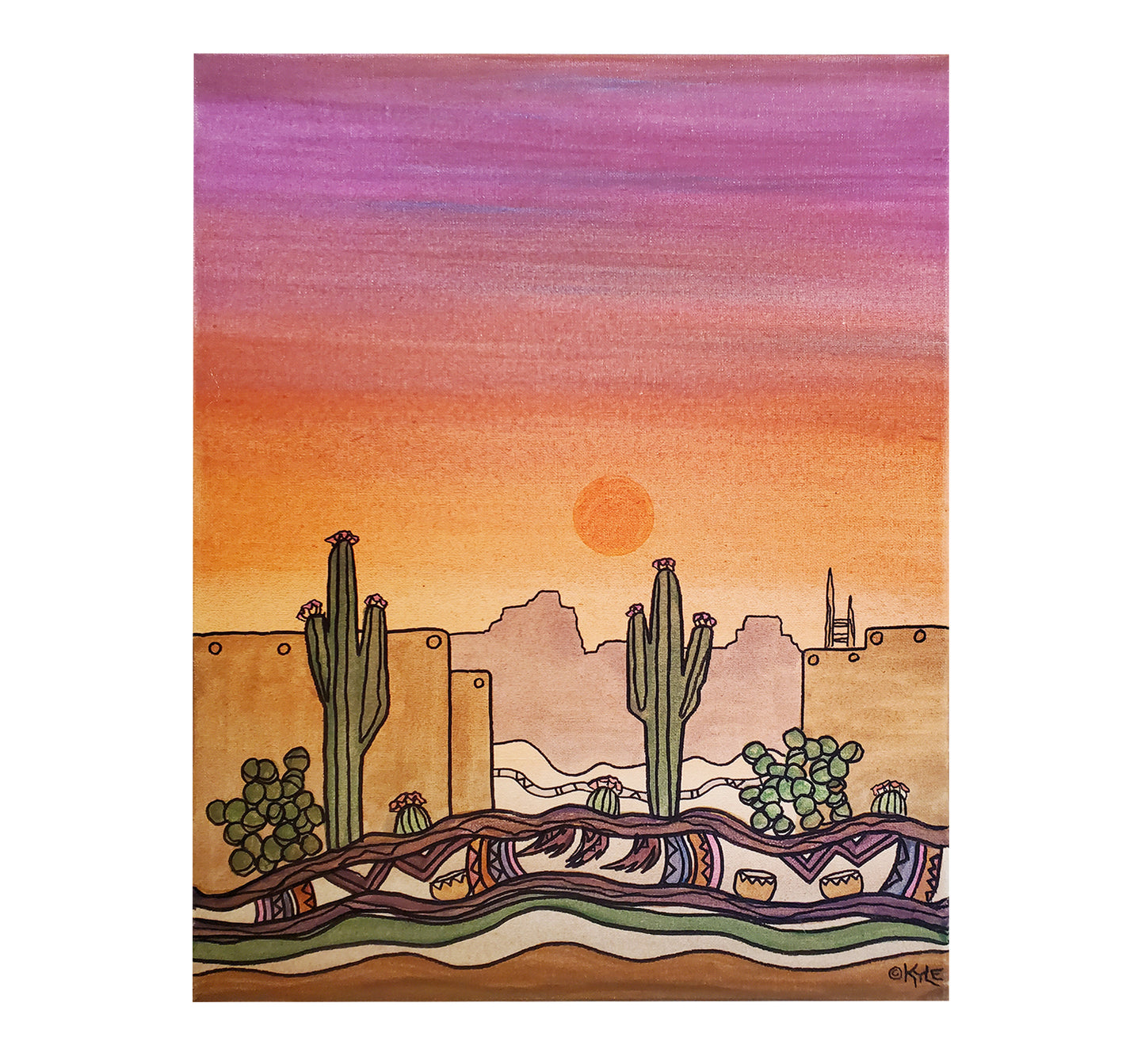 Desert Sunset by Greg Kyle