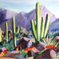 Fivesome at Stone Canyon- Matted Print