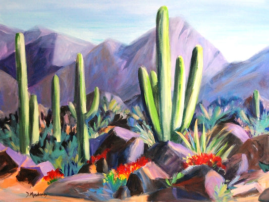 Fivesome at Stone Canyon- Matted Print