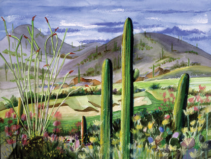 Flowers at Starr Pass- Matted Print