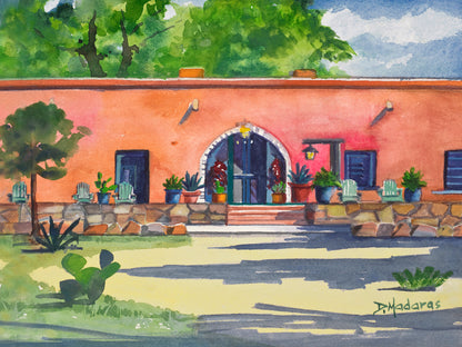 Front of Osa- Matted Print