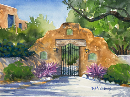 Gate in the Santa Ritas- Matted Print