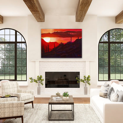 Howard's Sunset - Canvas