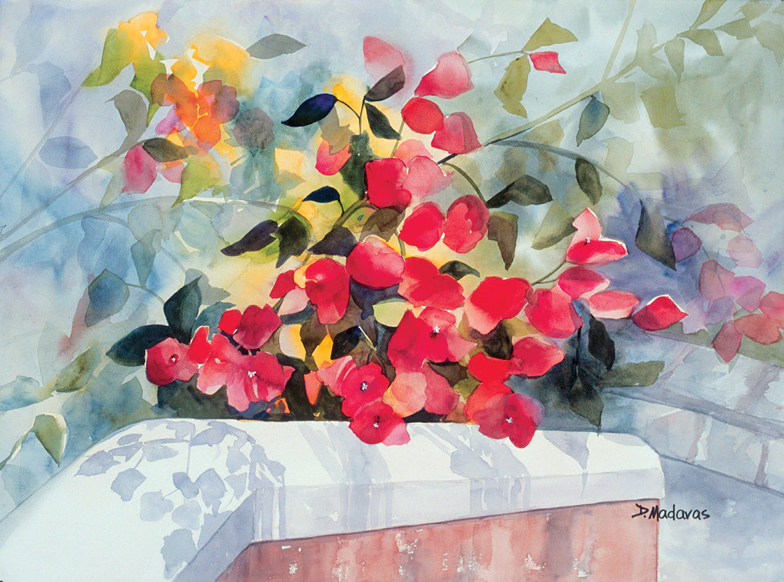 Island Bouquet- Matted Print