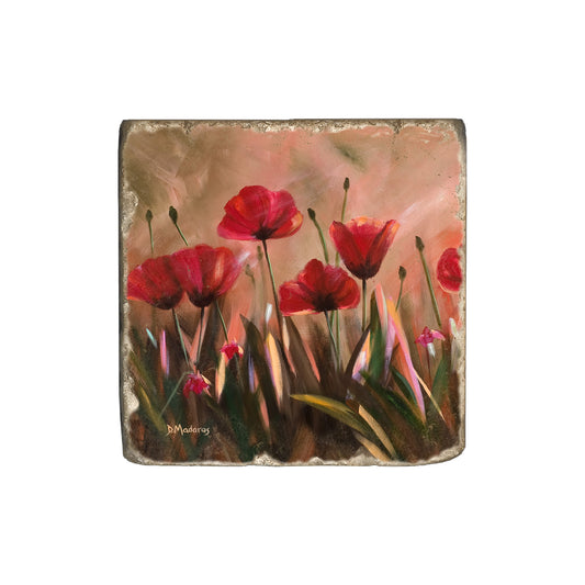 Jim's Poppies - Coaster