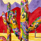 Mariachi Saguaros- Matted Print