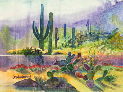 Mark's Desert- Matted Print