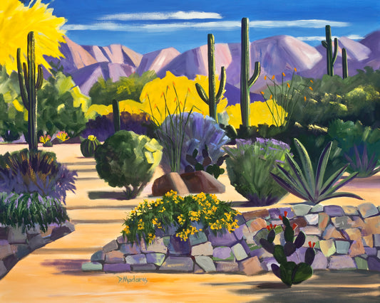 Maura's Desert- Matted Print