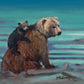Mom and Baby Bear- Matted Print