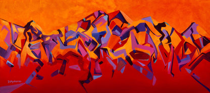 Mountain Mambo - Canvas Panorama