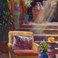 Patio at Hotel California- Matted Print
