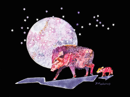 Pink Cadillac- Matted Print