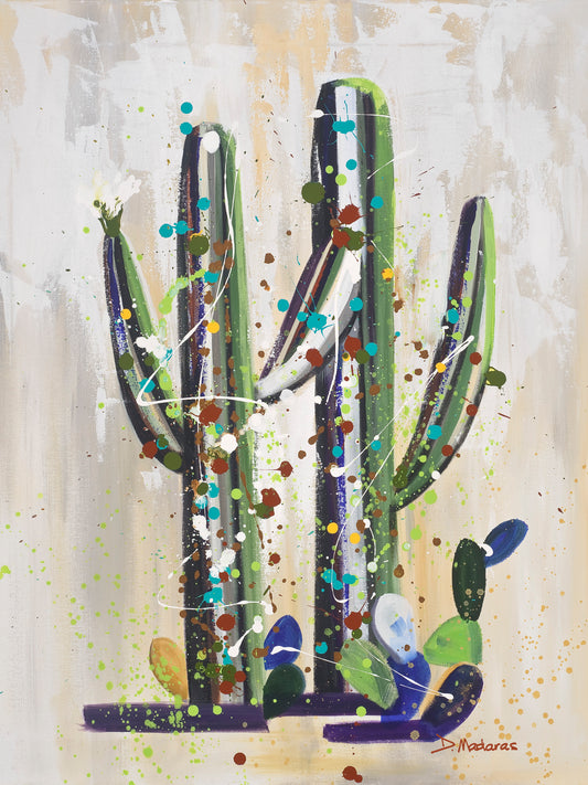 Saguaro Pollock 2 - Canvas