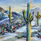 Snow in the Desert- Matted Print
