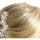 Silver Set of 3 Flat Pear Shaped Hair Pins by Bling