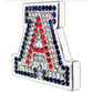 Silver Small "A" Couture Swarovski Crystal Pin by Bling