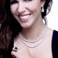 Silver Classic Tennis Necklace with Double Security Clasp 18" by Bling