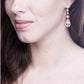 Silver Clear Regal Teardrops by Bling