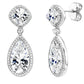 Silver Palace Teardrops by Bling
