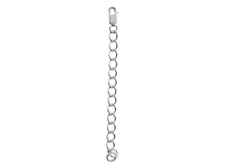 Sterling Silver Cable Chain Necklace Extension, 2.5" by Bling