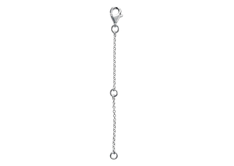 Sterling Silver Station Necklace Extension, 2.5" by Bling